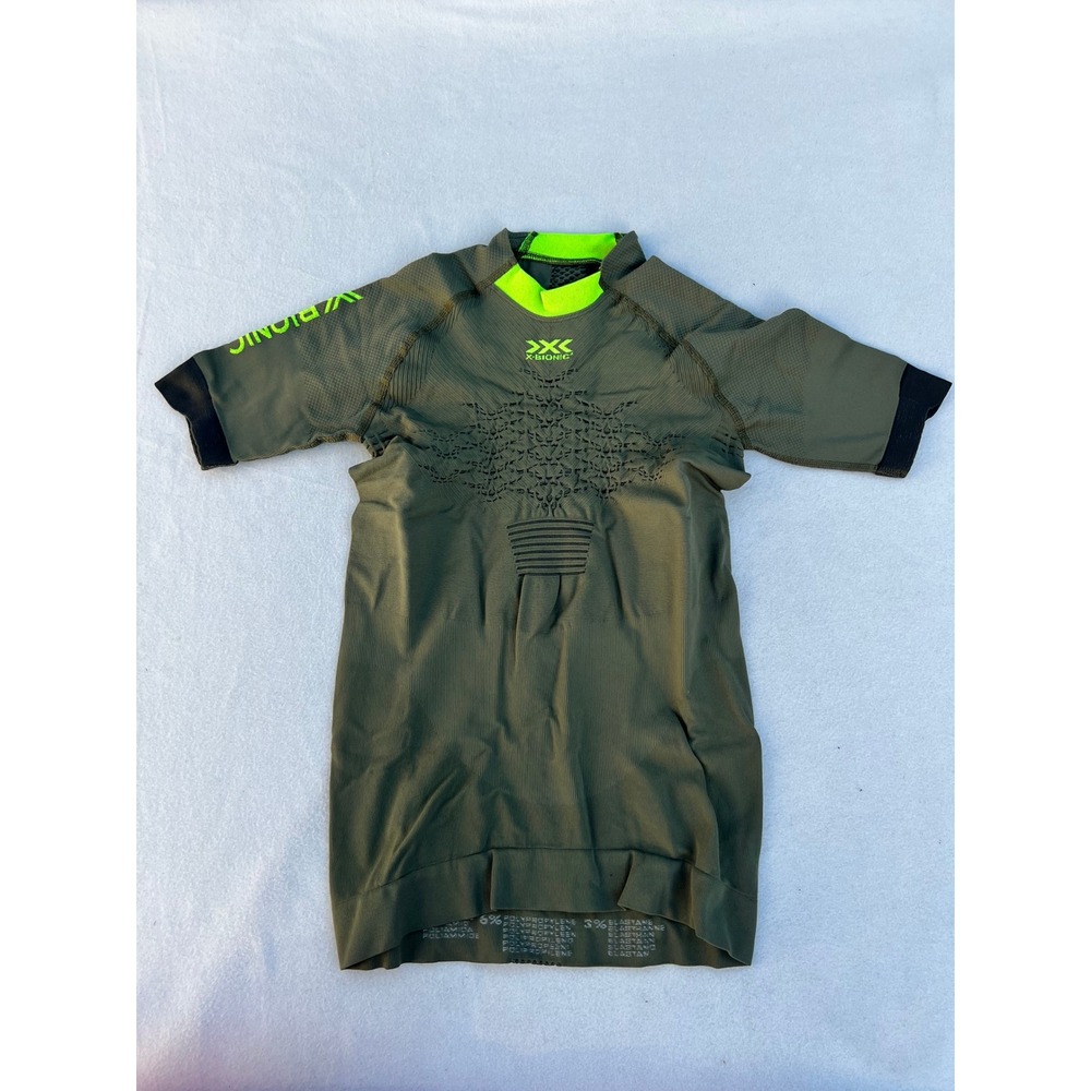 X Bionic The Trick 4.0 Running Shirt‎ Olive Green Anthracite Men's Performance